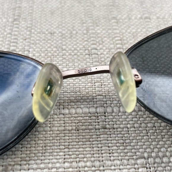 Vintage Elle Women Eyeglasses Half Rim Glasses frame 50[]18 135 Brown Tone